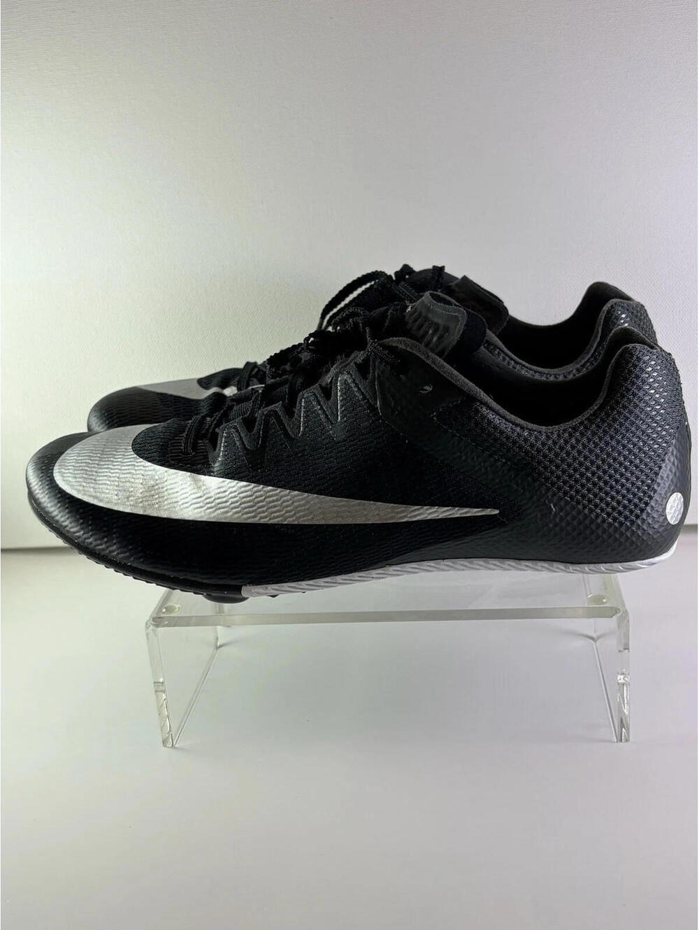 New Nike Zoom Rival Sprint Black Track & Field Spikes Shoes FZ9663-001 Mens 9.5